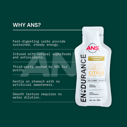 ANS Citrus Superfood Energy Gel